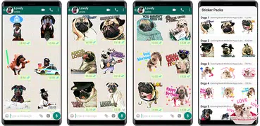 犬のステッカー WAStickerApps犬のミーム Dog Stickers