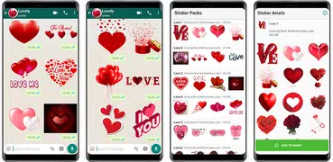 WASticker todo amor pegatinas