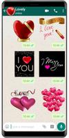 WASticker Autocollant de coeur Affiche