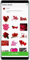 WASticker adesivos de coração imagem de tela 3