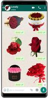 WASticker : flowers stickers poster