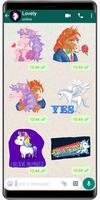 Einhorn-Aufkleber - WASticker Screenshot 1