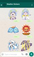 New WAStickerApps ⛅ Weather Stickers For WhatsApp captura de pantalla 2