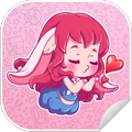 Girly Stickers - WAStickerApps