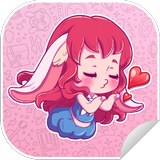 Girly Stickers أيقونة