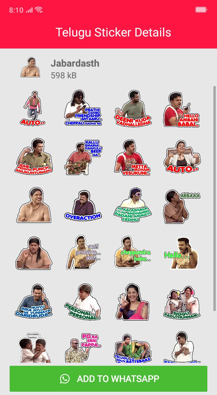 Telugu Stickers For Android Apk Download
