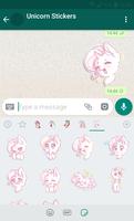 Unicorn Stickers پوسٹر