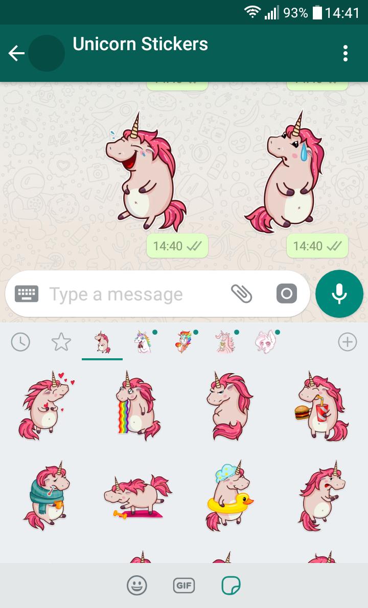 New Wastickerapps Unicorn Stickers For Whatsapp For Android