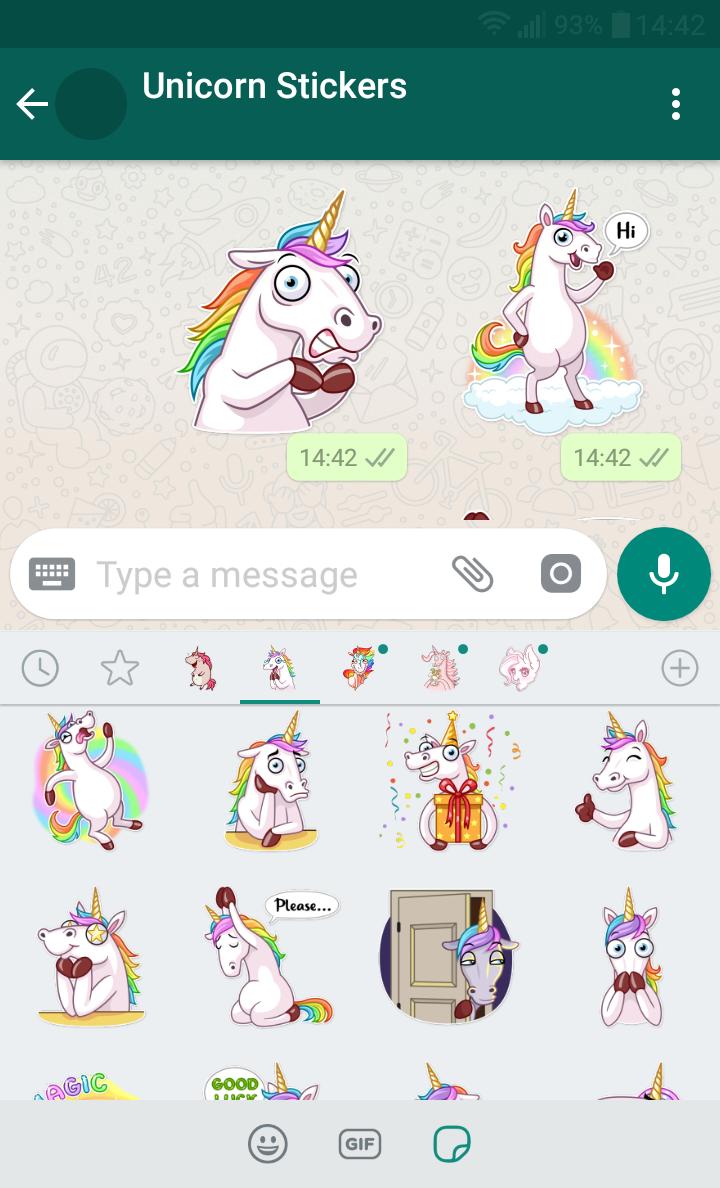 New Wastickerapps Unicorn Stickers For Whatsapp For Android
