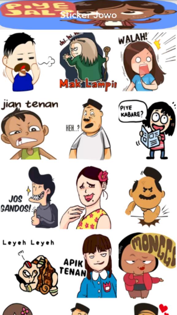 40+ Trend Terbaru Stiker Whatsapp Lucu Bahasa Jawa