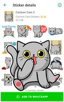 ملصقات القط لتطبيق WhatsApp تصوير الشاشة 1