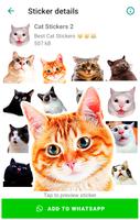व्हाट्सएप के लिए बिल्ली स्टिकर स्क्रीनशॉट 1