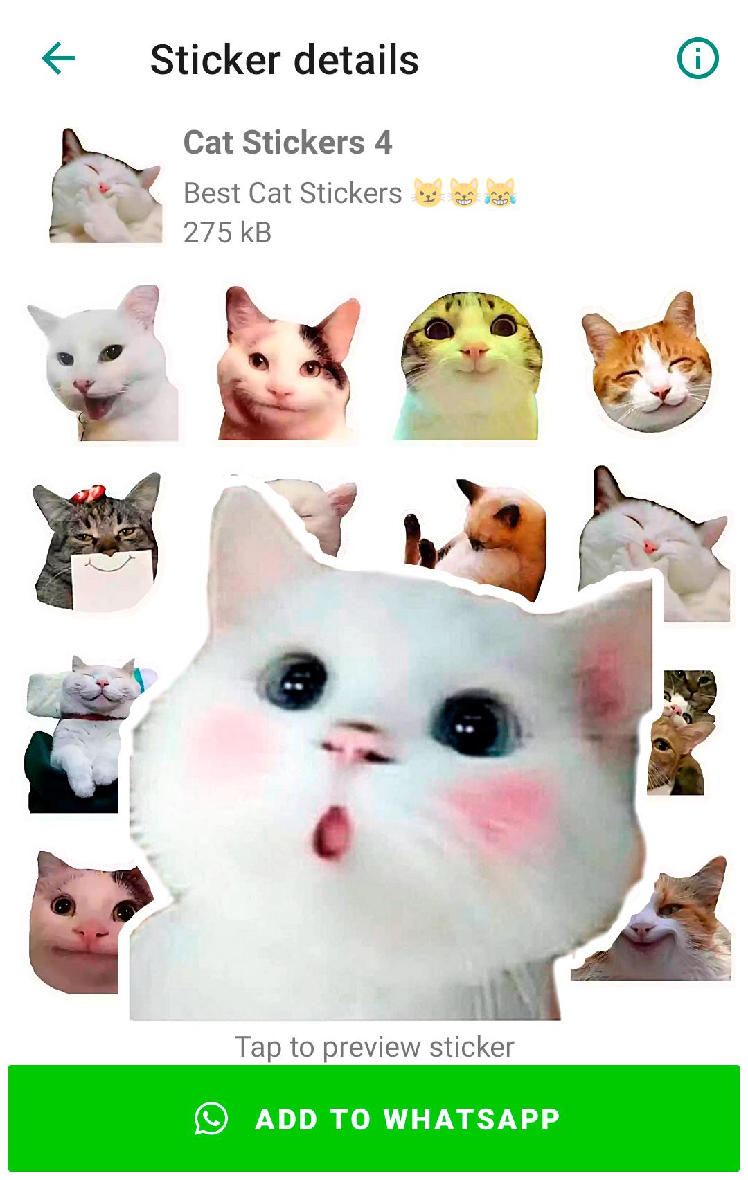 Tải Xuống Apk Hình Dán Mèo Cho Whatsapp Cho Android