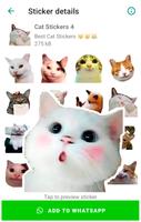 Pegatinas gatos para WhatsApp captura de pantalla 3