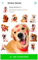 Собаки стикеры для WhatsApp постер