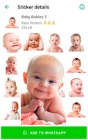Baby Stickers for WhatsApp capture d'écran 1