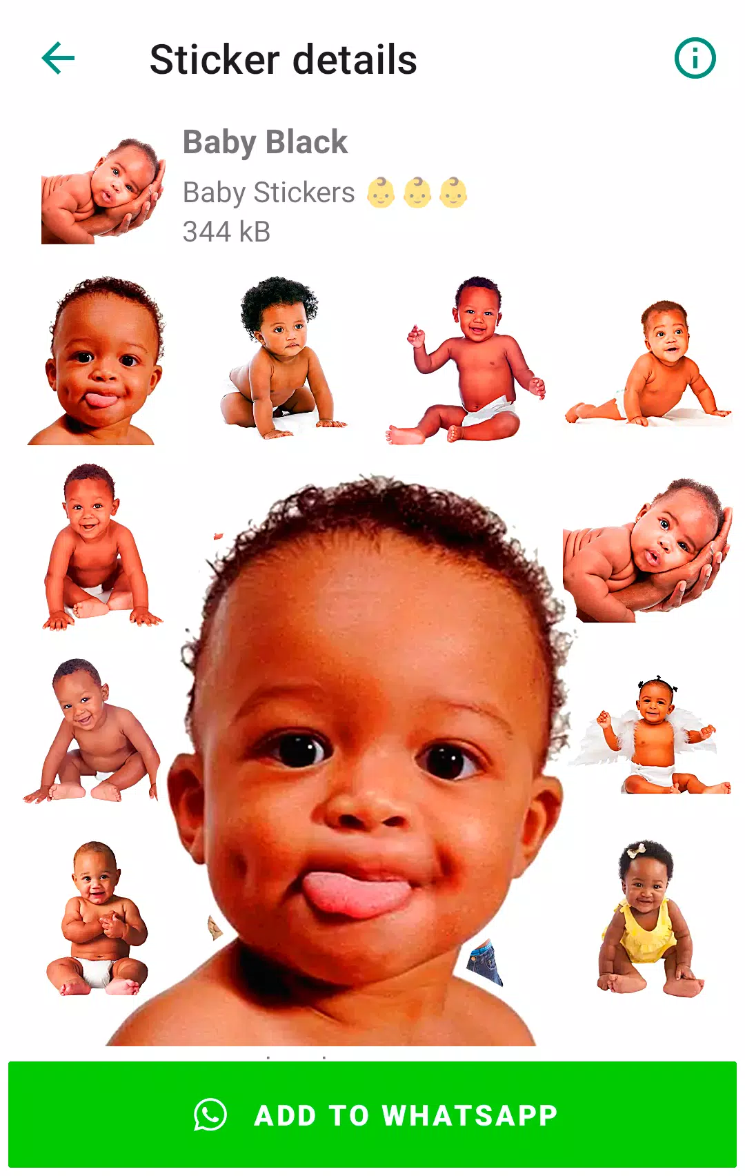 Voorschrift Onenigheid einde Baby Stickers for WhatsApp APK voor Android Download