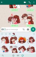 WhatsApp için aşk çıkartmaları Ekran Görüntüsü 2