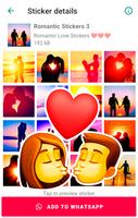 D'amour stickers pour WhatsApp capture d'écran 1