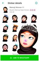 Memoji musulmans autocollants Affiche