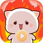 Mochi Cat Animated Stickers アイコン