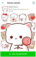 Mochi Cat Stickers Poster