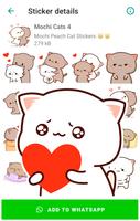 Mochi Cat Stickers captura de pantalla 1