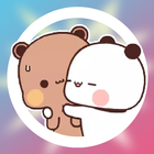 Cute Bear WASticker ikona