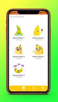 Banana Stickers - WAStickerApp 스크린샷 1