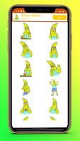 Banana Stickers - WAStickerApp capture d'écran 2