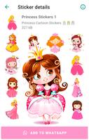 Princess Stickers for WhatsApp Poster