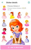 Princess Stickers for WhatsApp capture d'écran 1