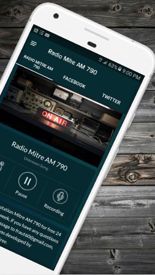 Radio Mitre AM 790 App Gratis pour Android - Téléchargez l'APK