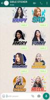 G idle Sticker Girlband WAstickerApps ภาพหน้าจอ 2