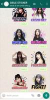 G idle Sticker Girlband WAstickerApps ภาพหน้าจอ 3