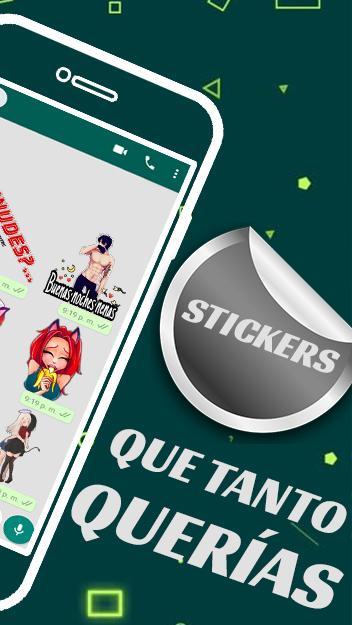 1 Schermata Stickers Hot para WhatsApp (WaStickers App) .