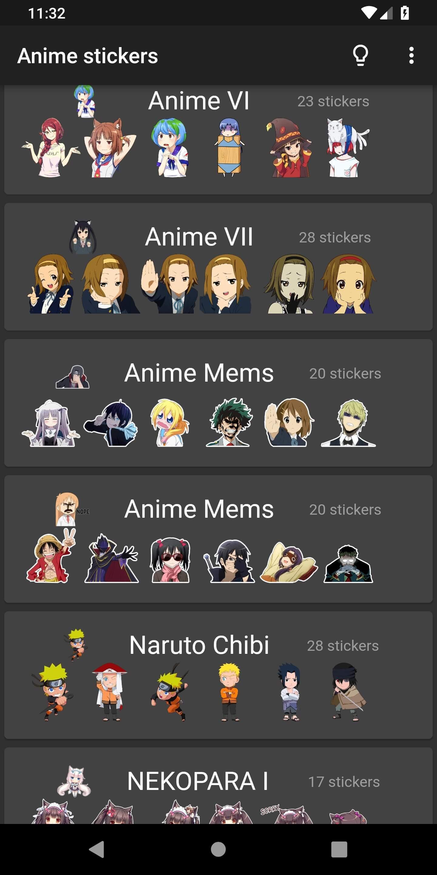 Anime Kawaii Stickers For Whatsapp Wastickerapps For Android