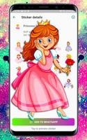 wasticker cartoon princess ảnh chụp màn hình 2