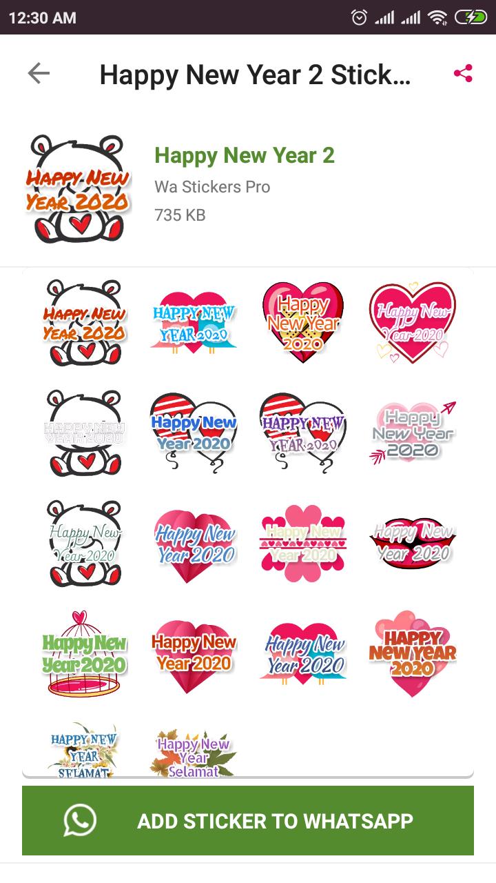 Stiker Tahun Baru 2020 Wastickerapps For Android Apk Download