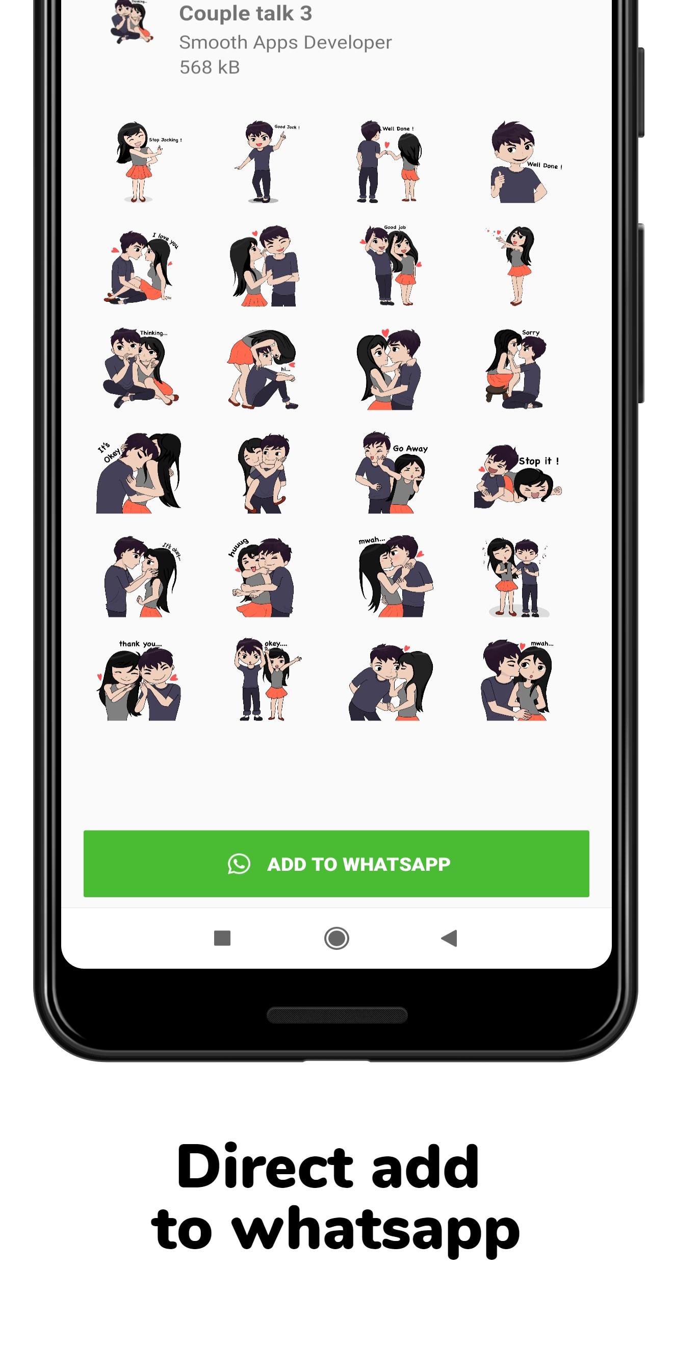 WAStickerApps Couple Love  Romance Whatsapp  Sticker  for 