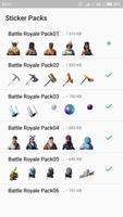 Battle Royale Stickers پوسٹر