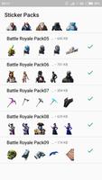 Battle Royale Stickers تصوير الشاشة 1