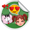 Amor, femenin pegatinas para WAPP WAStickerApps