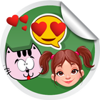 Love, Girly, Fun Stickers for WApp WAStickerApps-icoon
