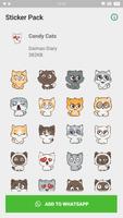 WAStickerApps - Candy Cats Plakat