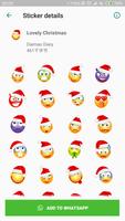 Christmas Emoji New WAStickerApps for WhatsApp capture d'écran 1