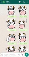 WAStickerApps - Cute Cow is Here screenshot 3