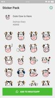 WAStickerApps - Cute Cow is Here Cartaz