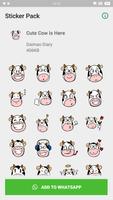 WAStickerApps - Cute Cow is Here poster