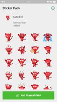 WAStickerApps - Cute Evil Affiche